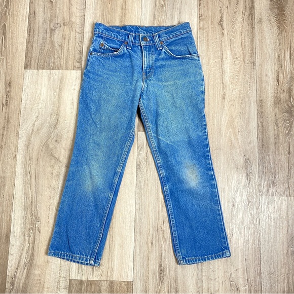 Vintage Levi's Orange Tab Straight Leg Crop Jeans W28 L24 - Picture 2 of 14